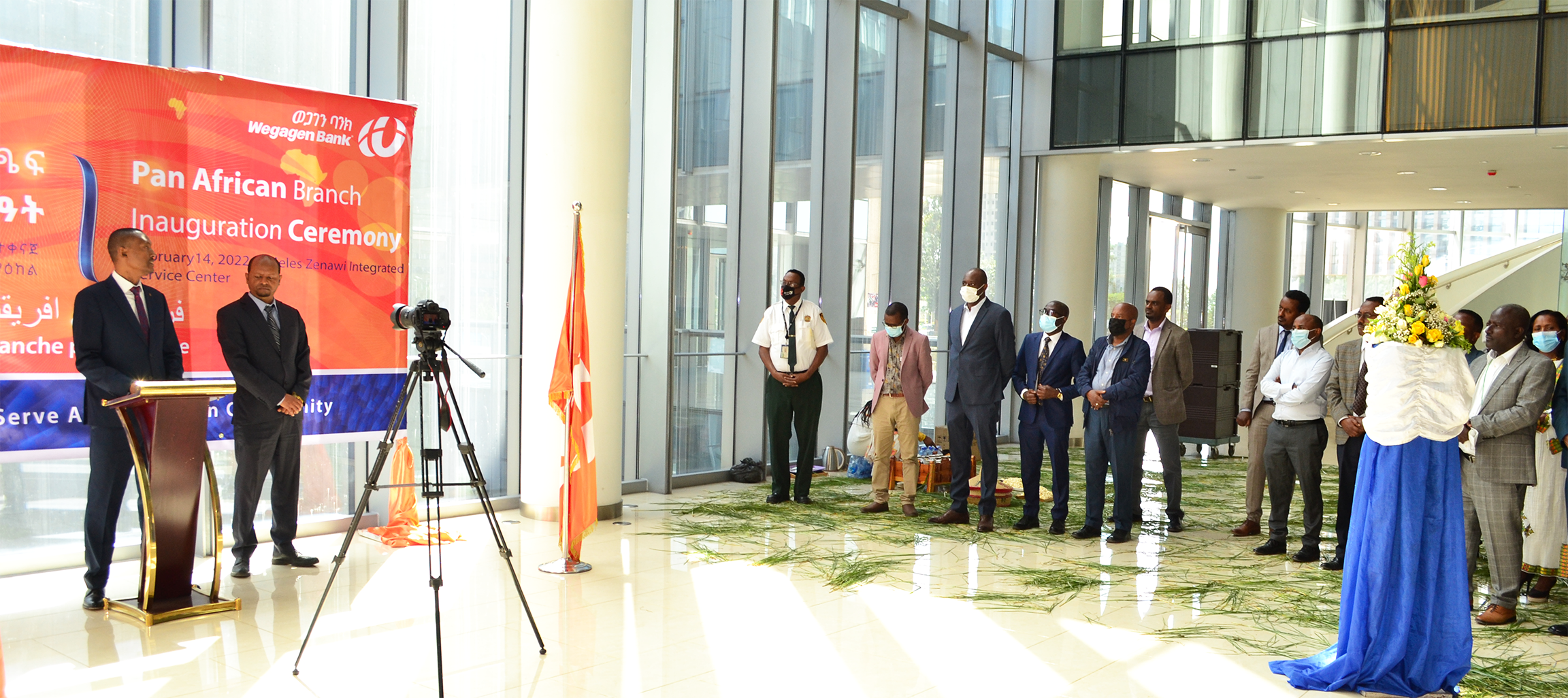 Wegagen Bank’s Pan African Branch located on the Premises of AU officially inaugurated